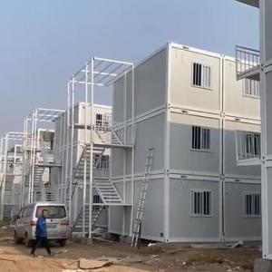 3-floor container building for construction site